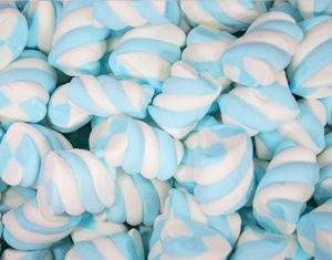 Twist Marshmallows – Blue and White 1kg